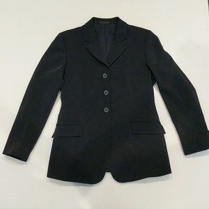 R.J. Classics Xtreme Grey Label Girls Black Riding Show Coat